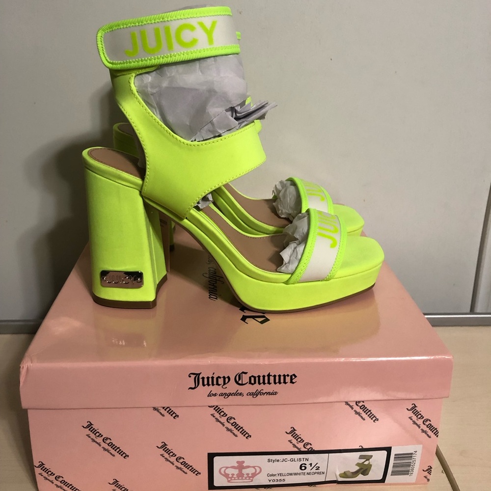 Brand New Neon Juicy Couture heels
